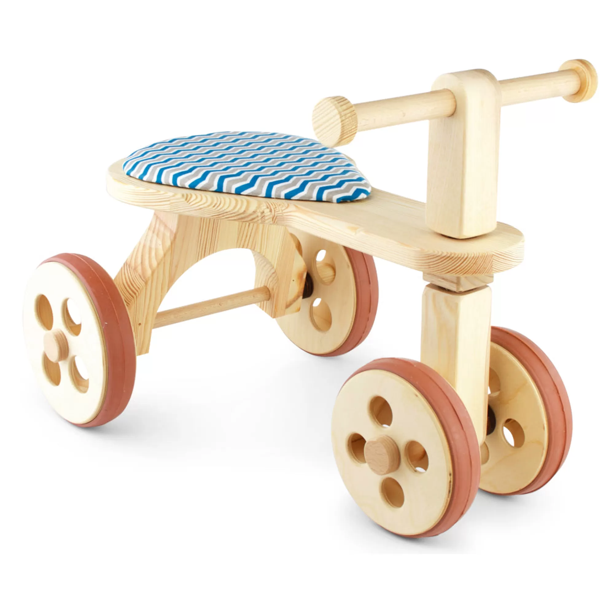 Playful Wood Large Toys-Wooden Ride On Tricycle - Trax