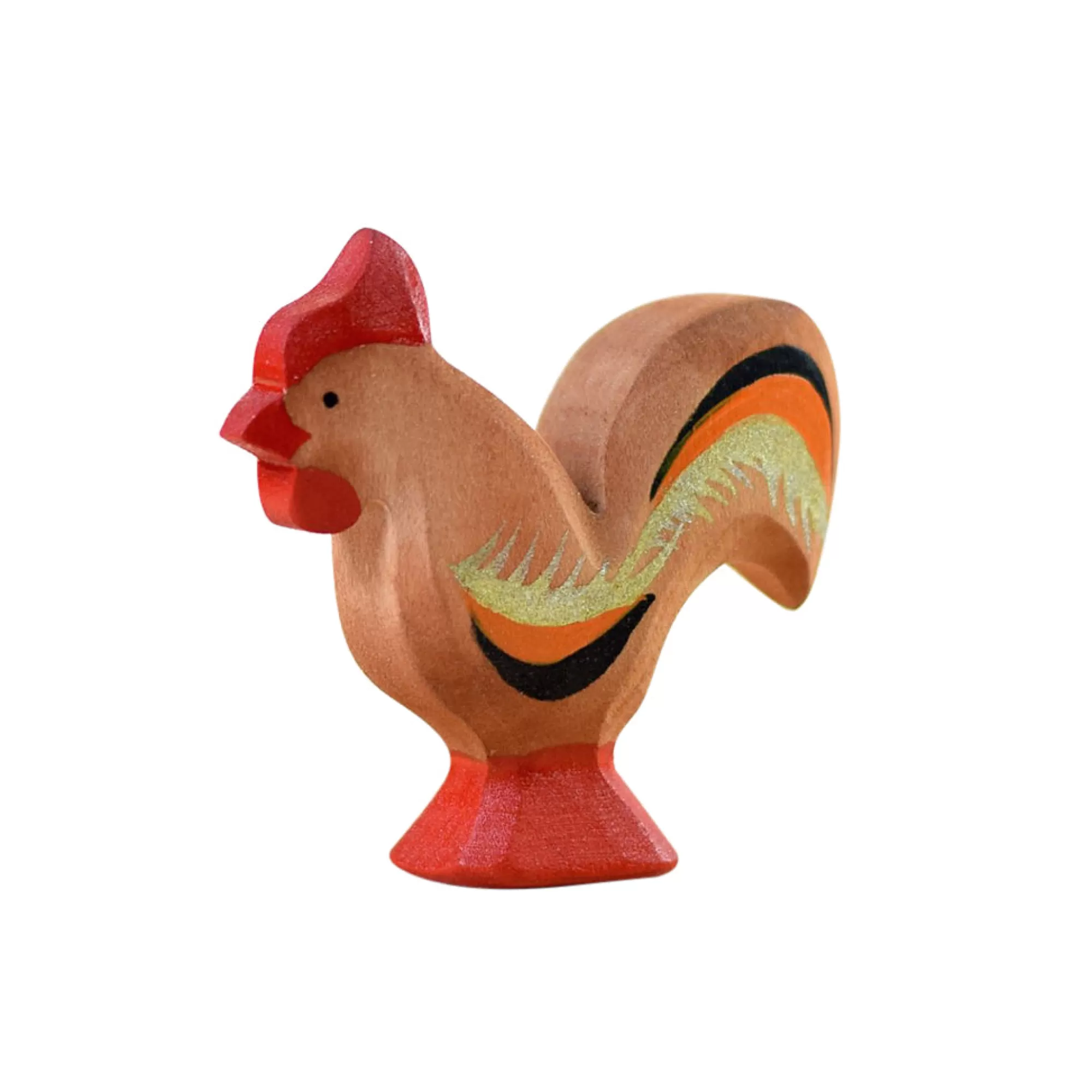 Bumbu Toys Waldorf Inspired-Wooden Rooster