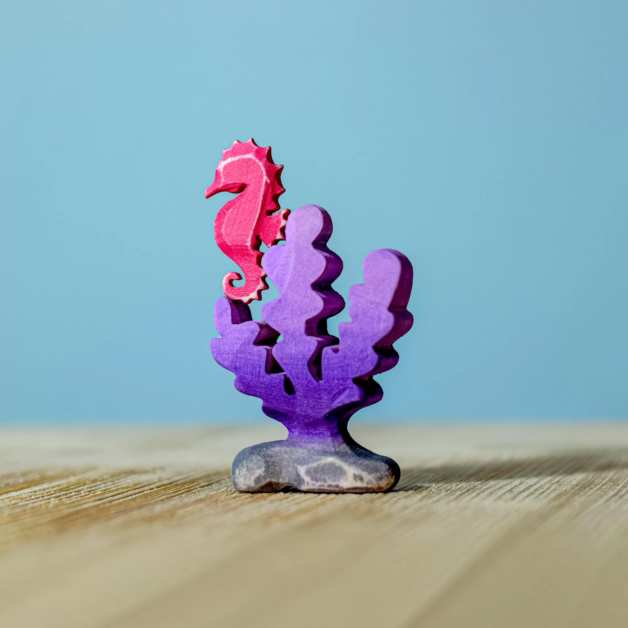 Bumbu Toys Sea Animals-Wooden Seahorse