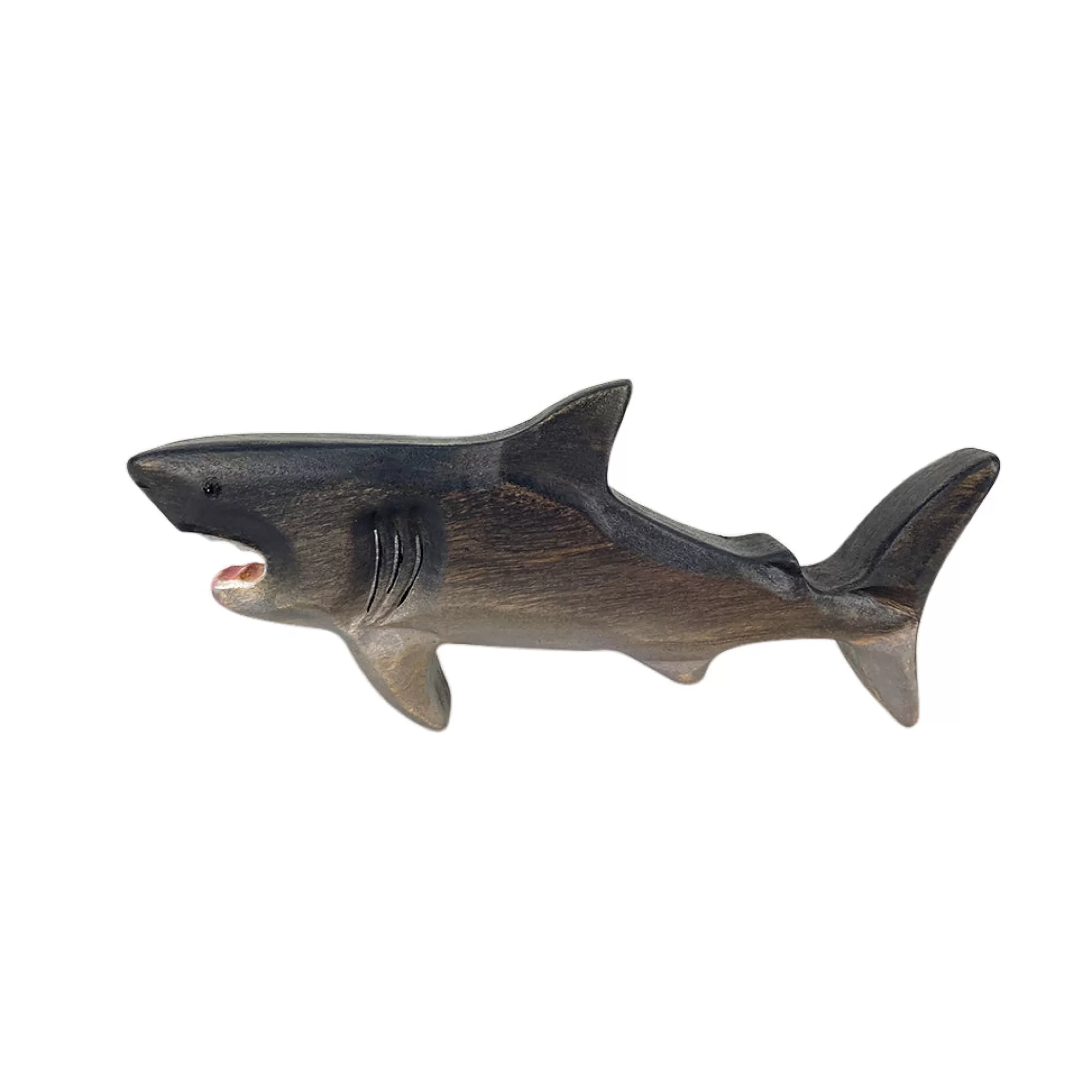 Green Taiga Sea Animals-Wooden Shark