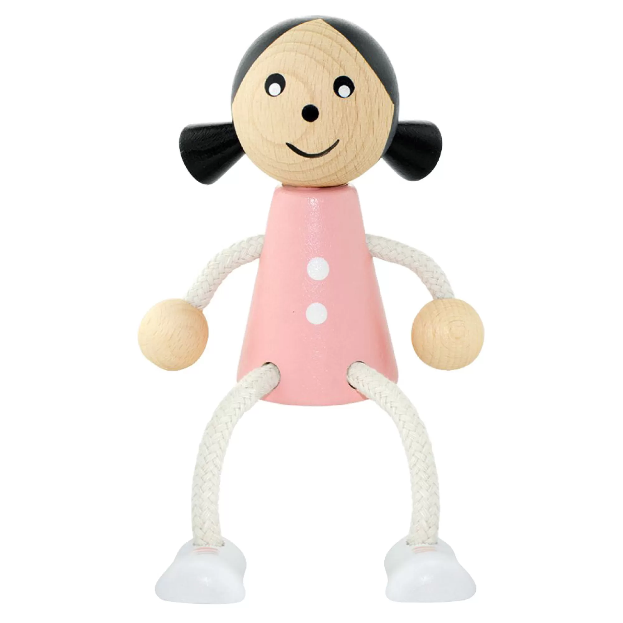 Miva Vacov Pretend Play-Wooden Sitting Girl - Penelope