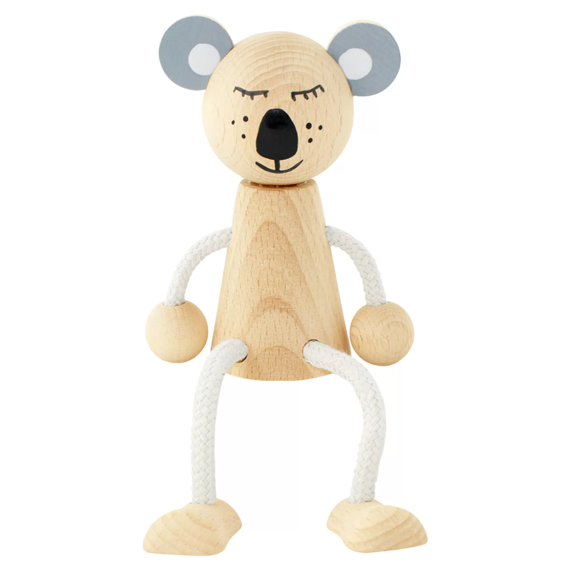 Miva Vacov Australian Animals-Wooden Sitting Koala - Heath