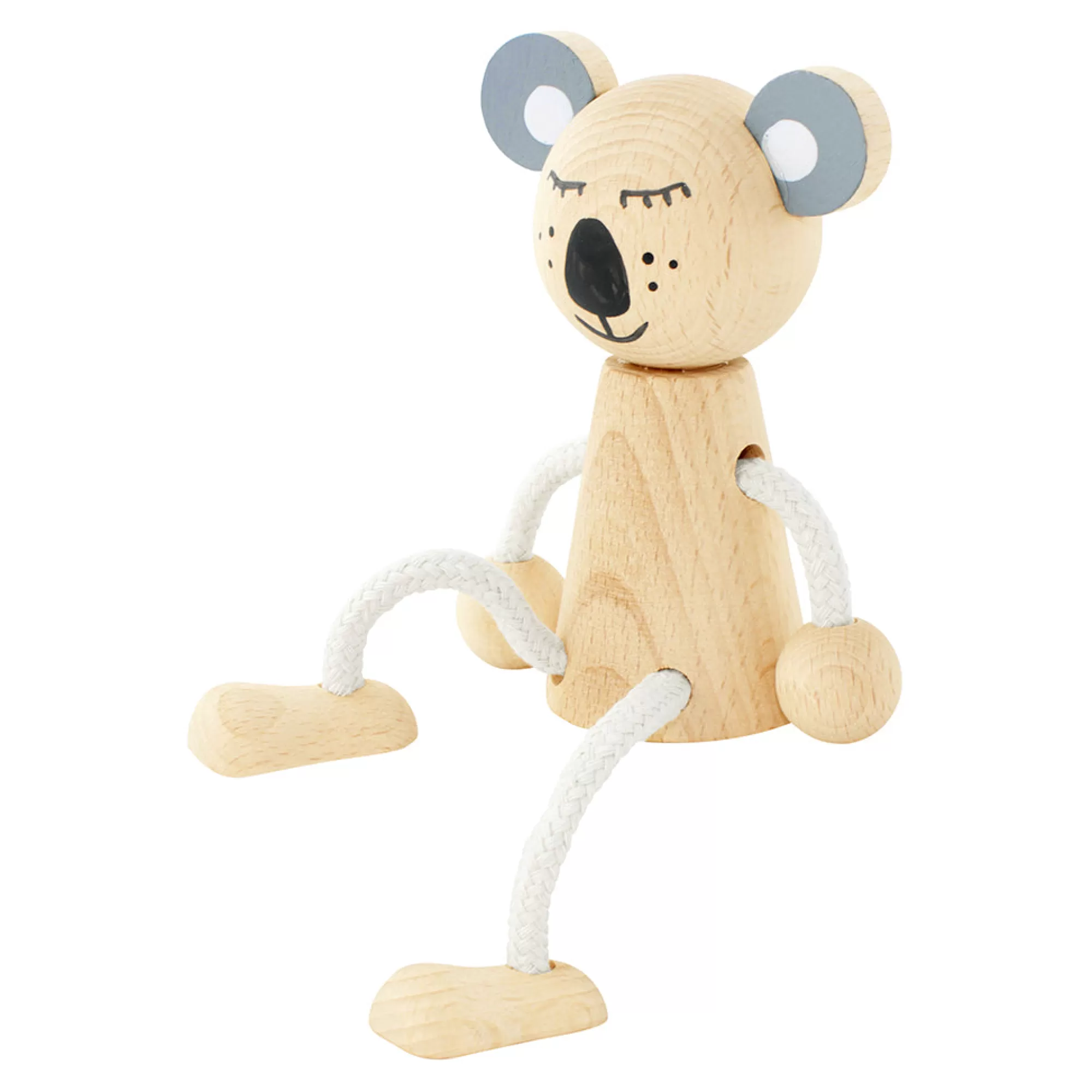 Miva Vacov Australian Animals-Wooden Sitting Koala - Heath