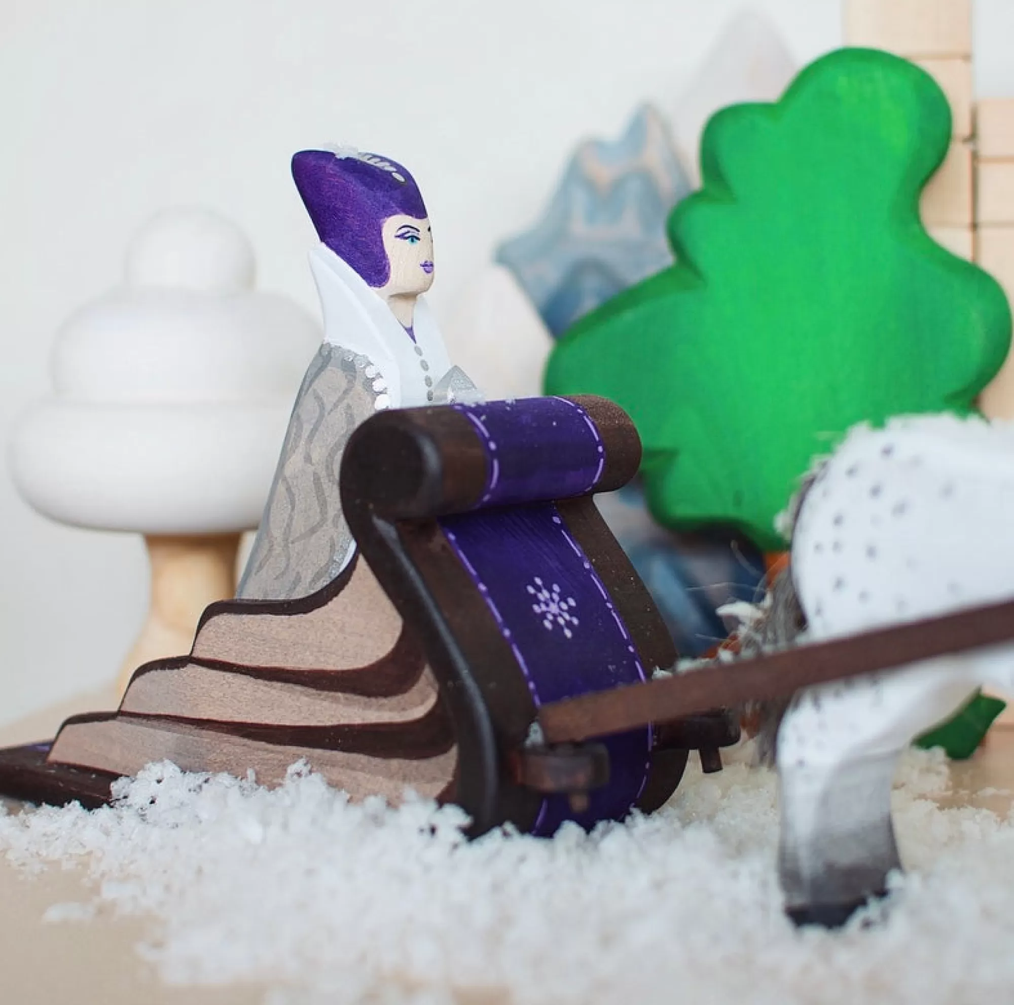 Bumbu Toys Stories & Tales-Wooden Snow Sleigh