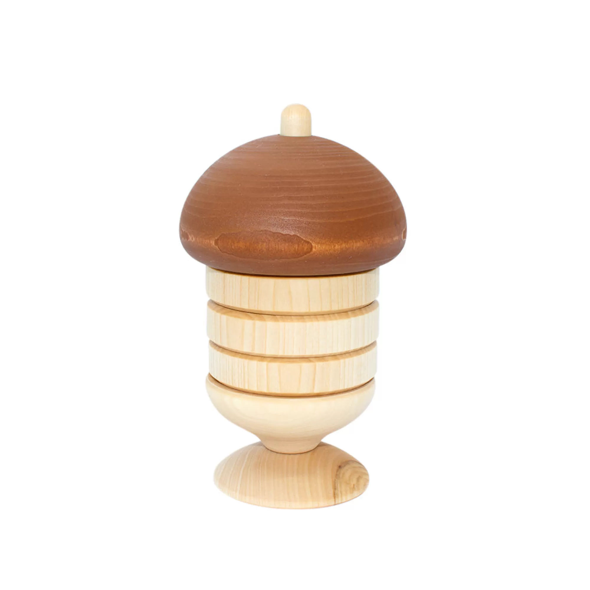 Vera The Neva Montessori Toys-Wooden Stacking Acorn