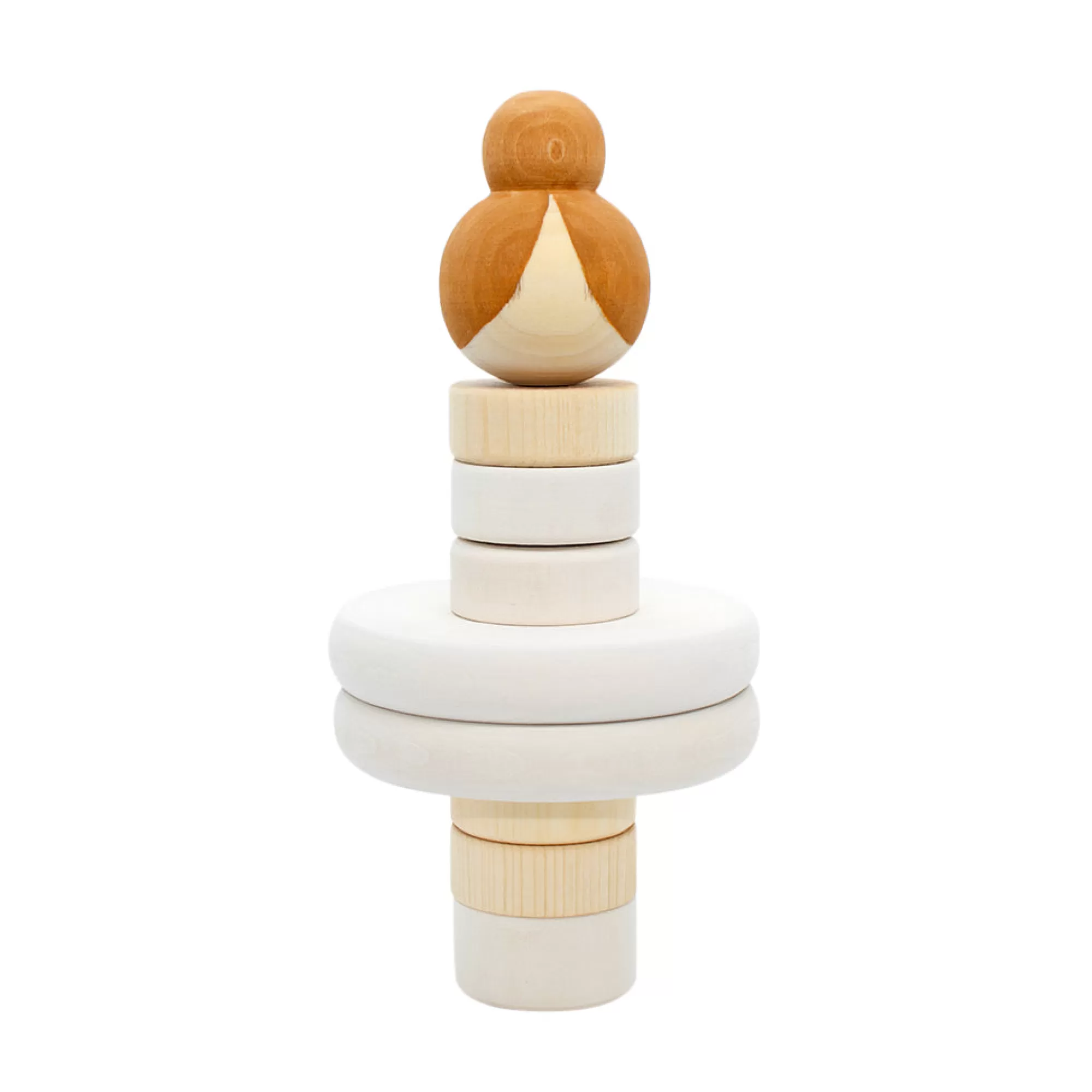 Vera The Neva Montessori Toys-Wooden Stacking Ballerina - Light