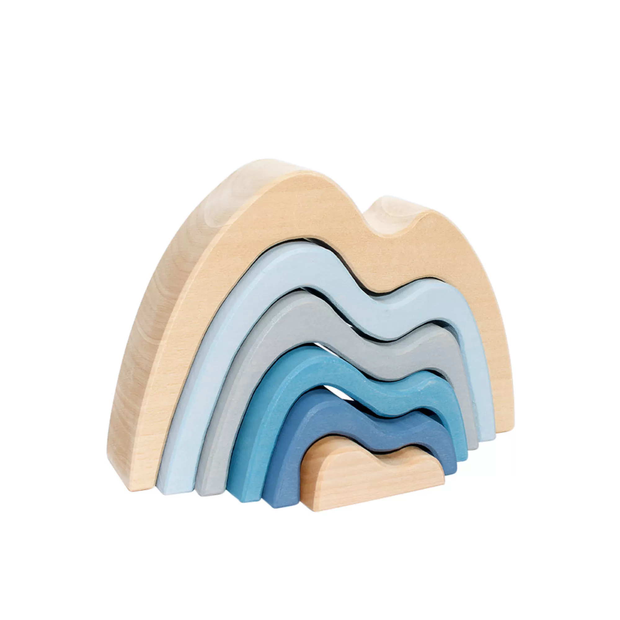 Wooden Educational Toy Arches & Rainbows-Wooden Stacking Mountain