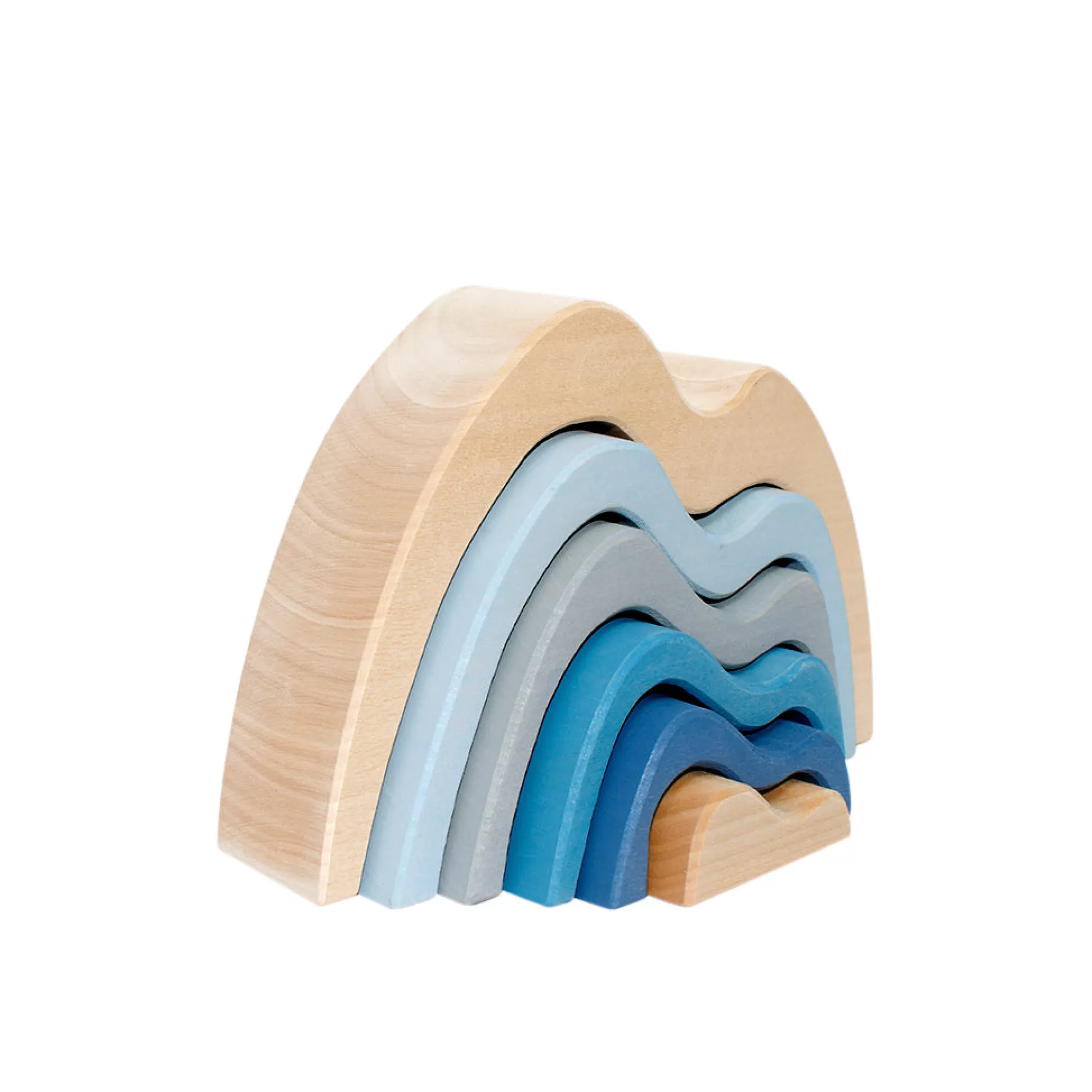 Wooden Educational Toy Arches & Rainbows-Wooden Stacking Mountain