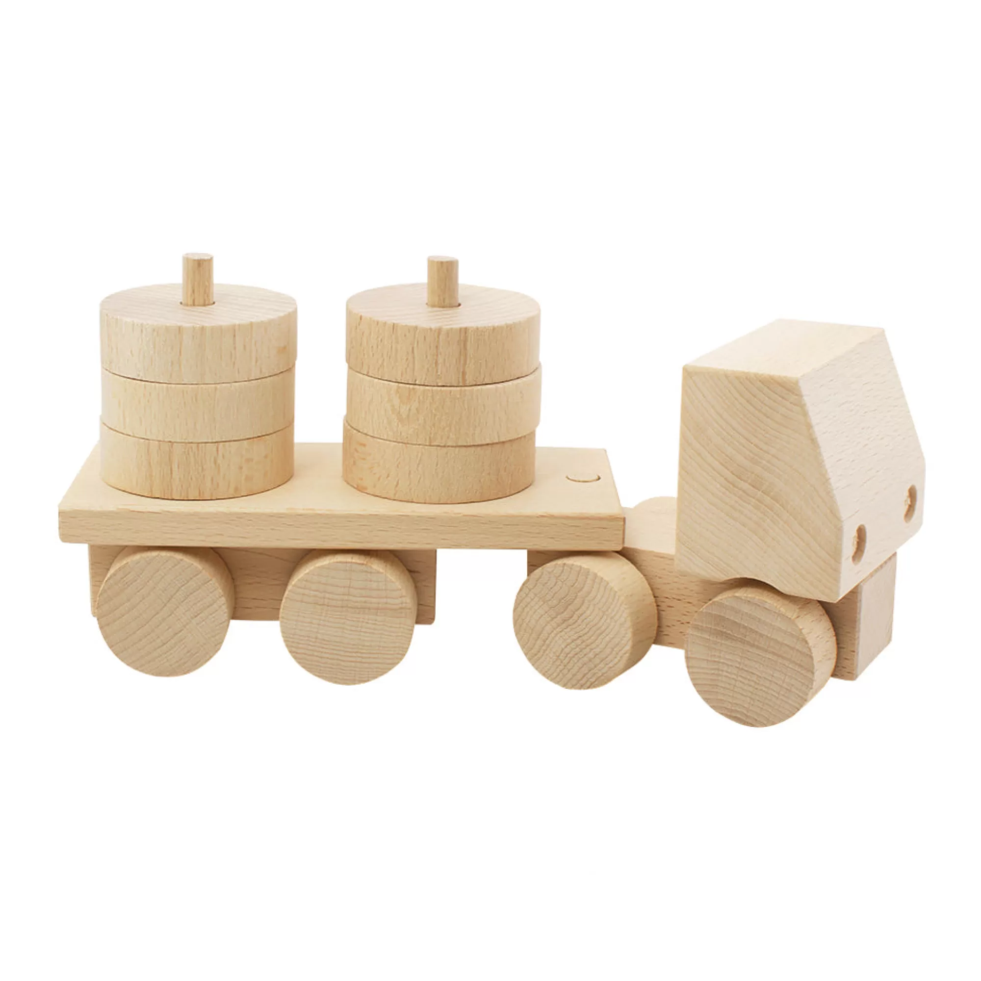 Miva Vacov Montessori Toys-Wooden Stacking Truck - Hudson