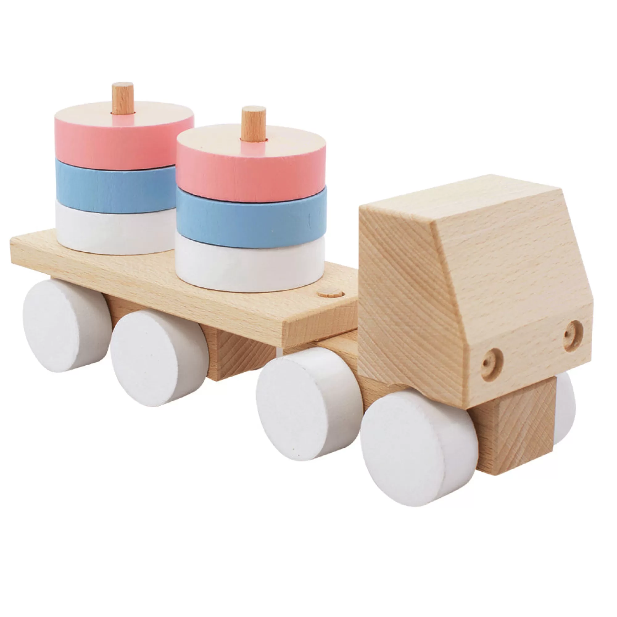 Miva Vacov Montessori Toys-Wooden Stacking Truck - Marley