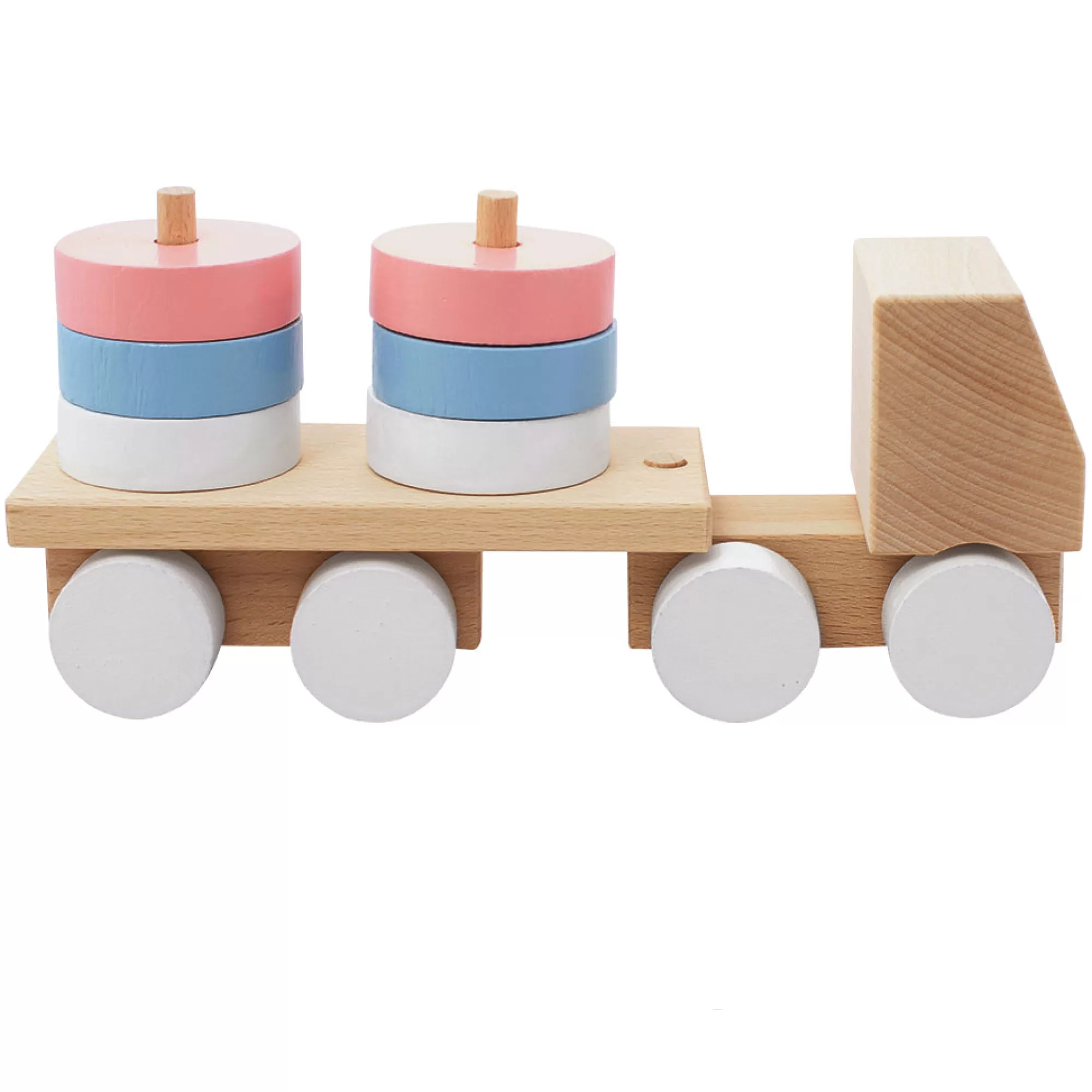 Miva Vacov Montessori Toys-Wooden Stacking Truck - Marley