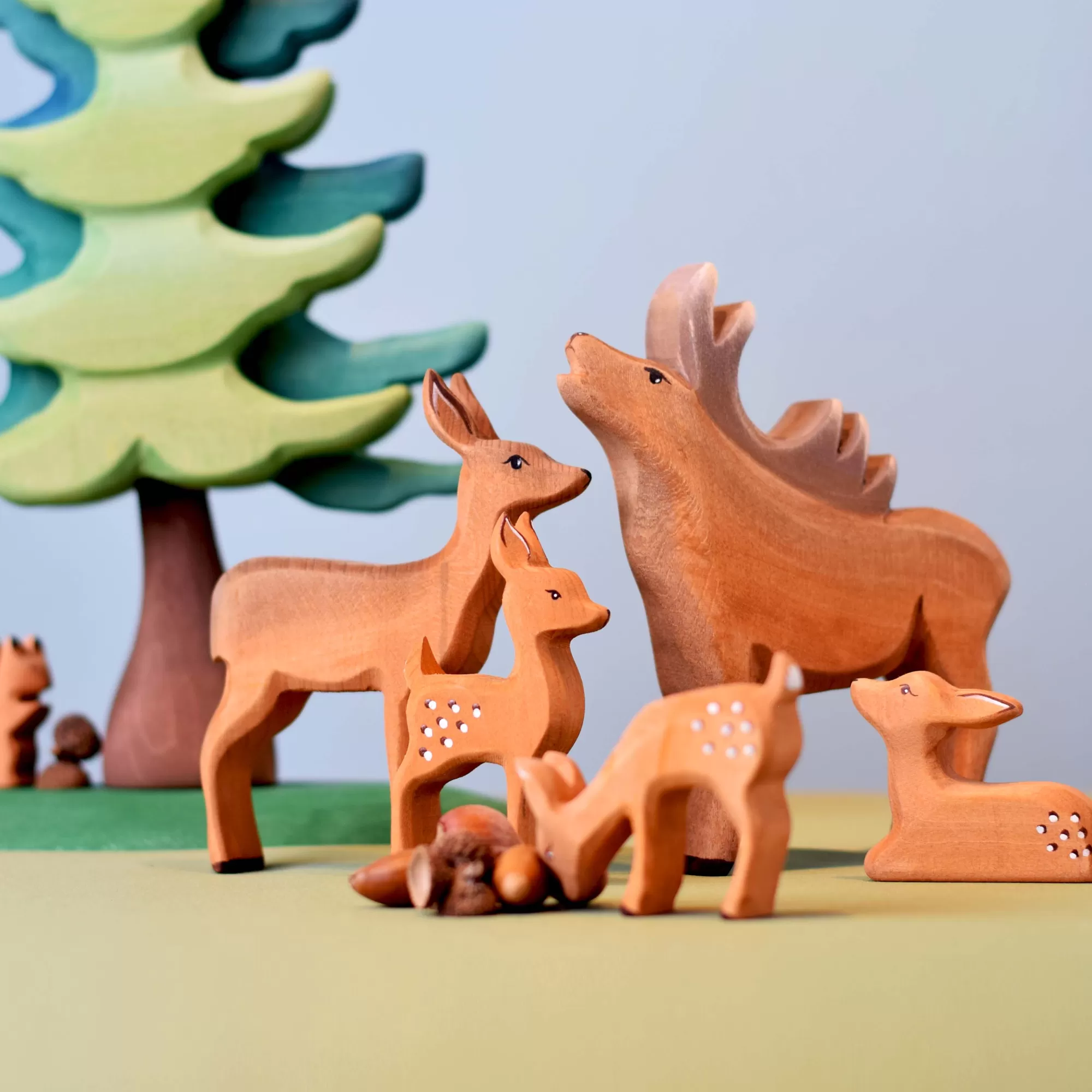 Bumbu Toys Forest Animals-Wooden Stag