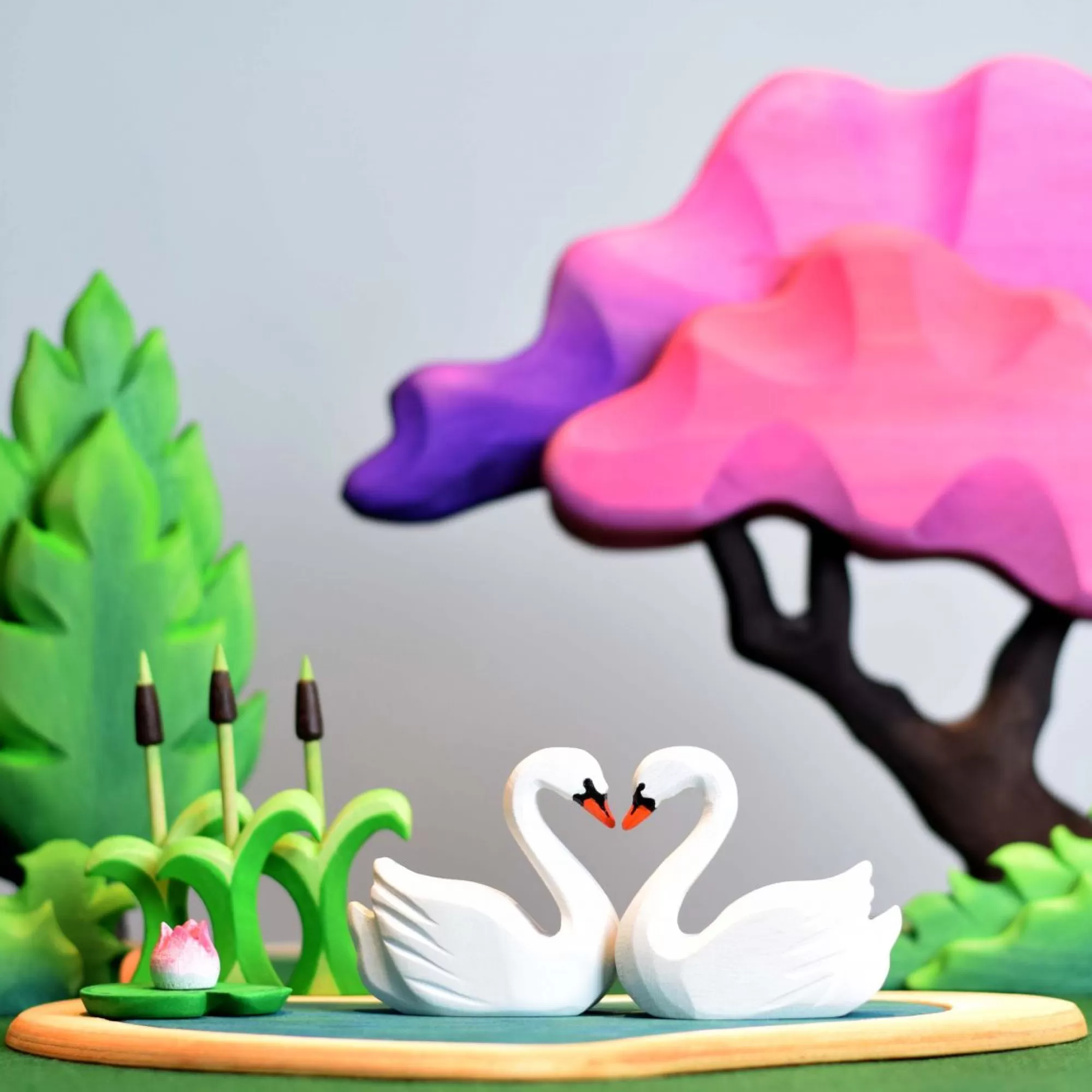 Bumbu Toys Farm Animals-Wooden Swan