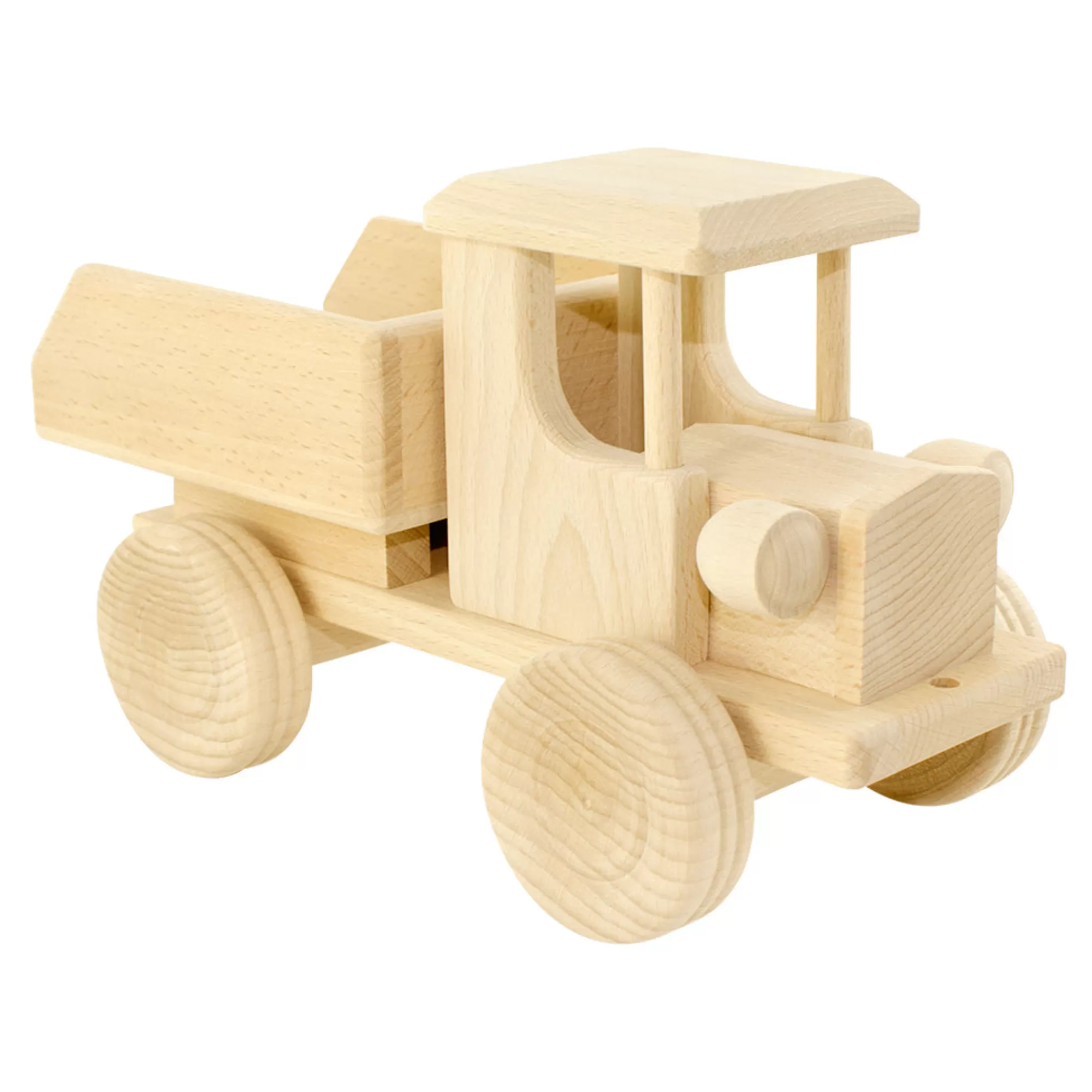 Jasio Trucks-Wooden Tipping Truck - Ruby