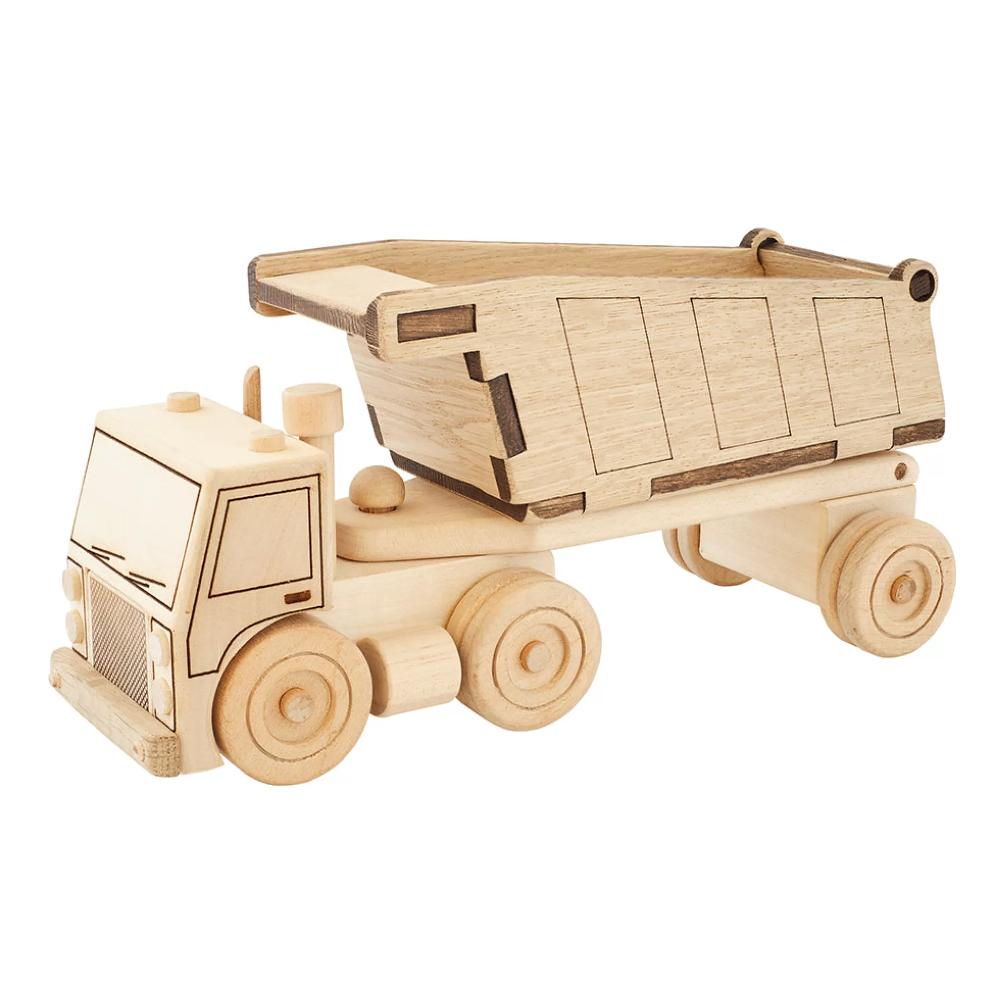 Kubi Dubi Trucks-Wooden Tipping Truck - Vincent