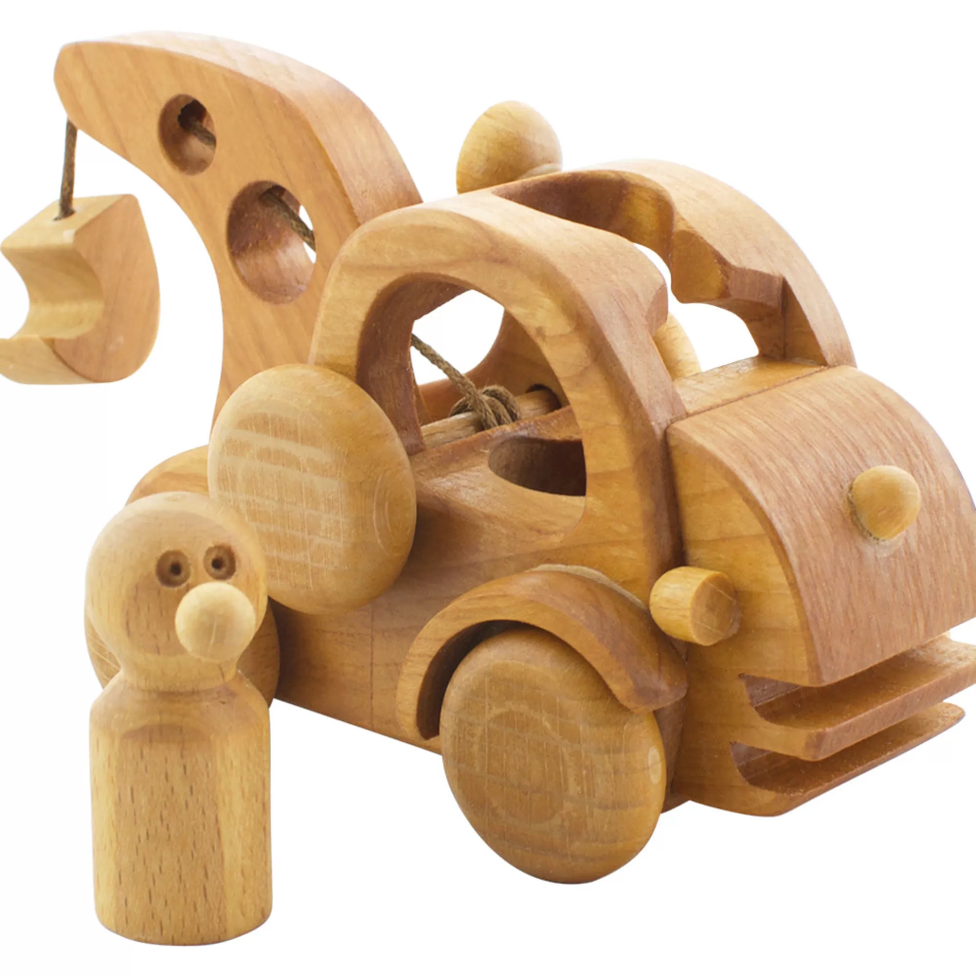 Dio Toys Trucks-Wooden Tow Truck - Morris