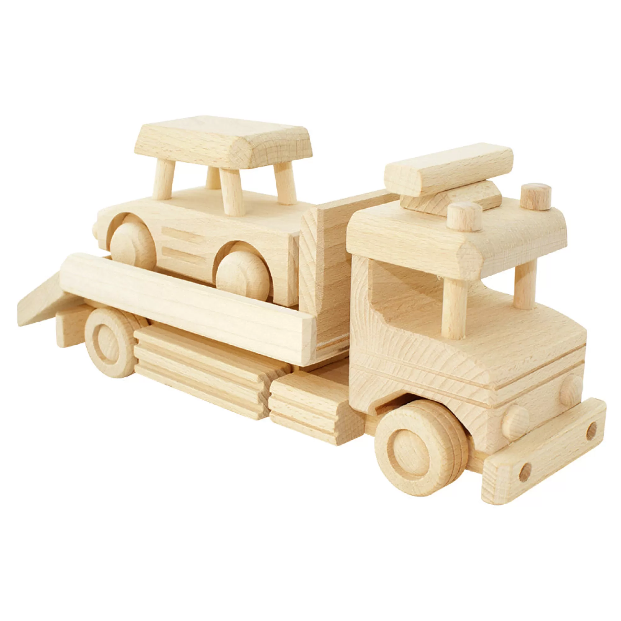 Bartu Trucks-Wooden Tow Truck With Car - Jackson