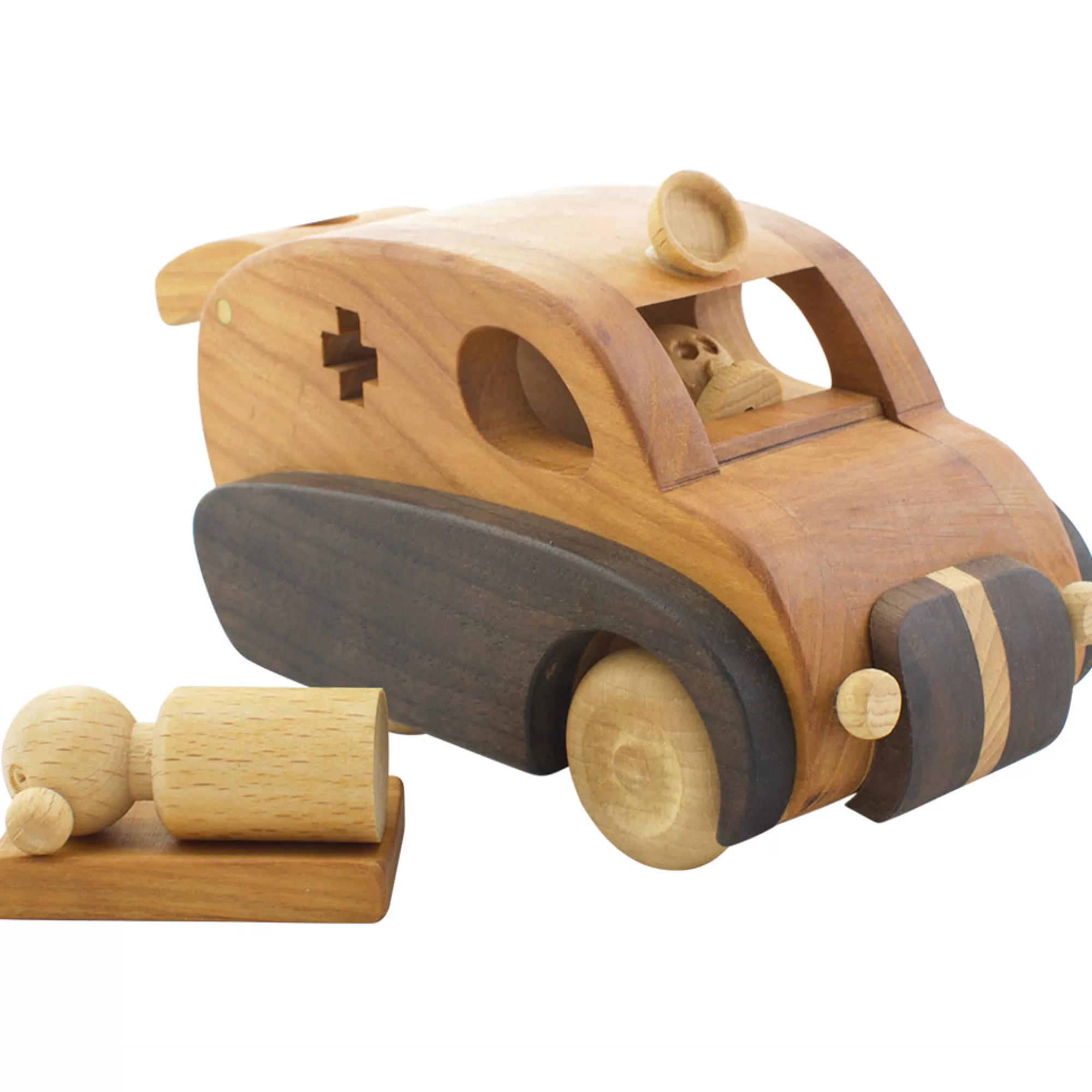 Dio Toys Cars-Wooden Toy Ambulance - Mable