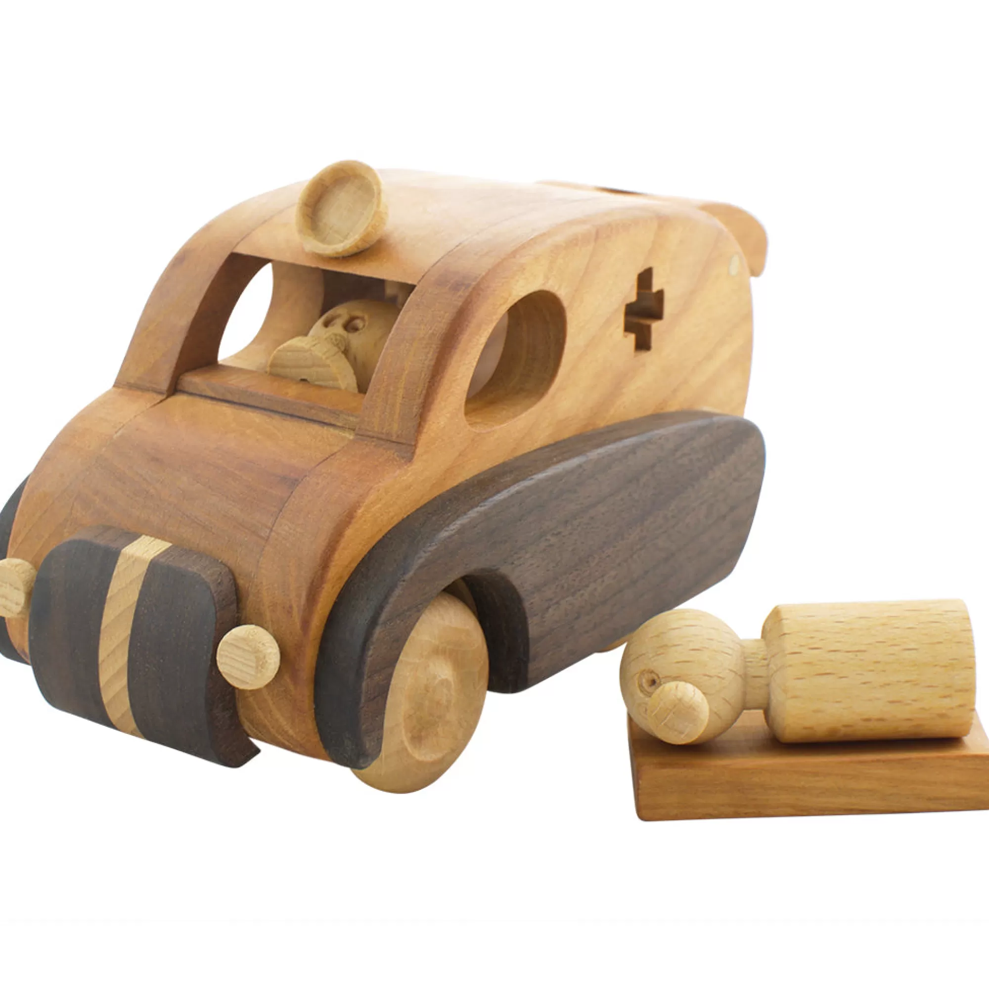 Dio Toys Cars-Wooden Toy Ambulance - Mable