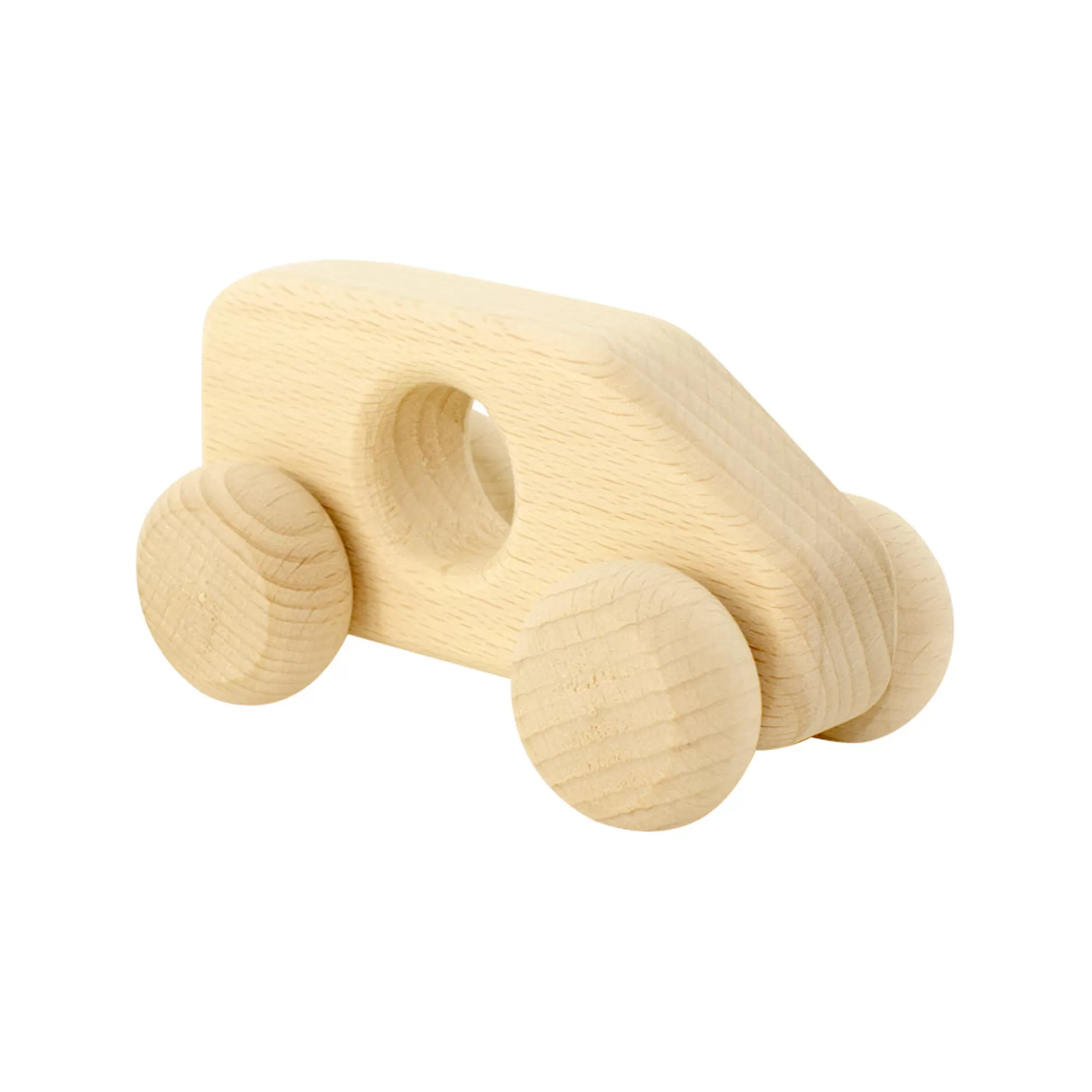 Jasio Push & Pull Along-Wooden Toy Van - Obie