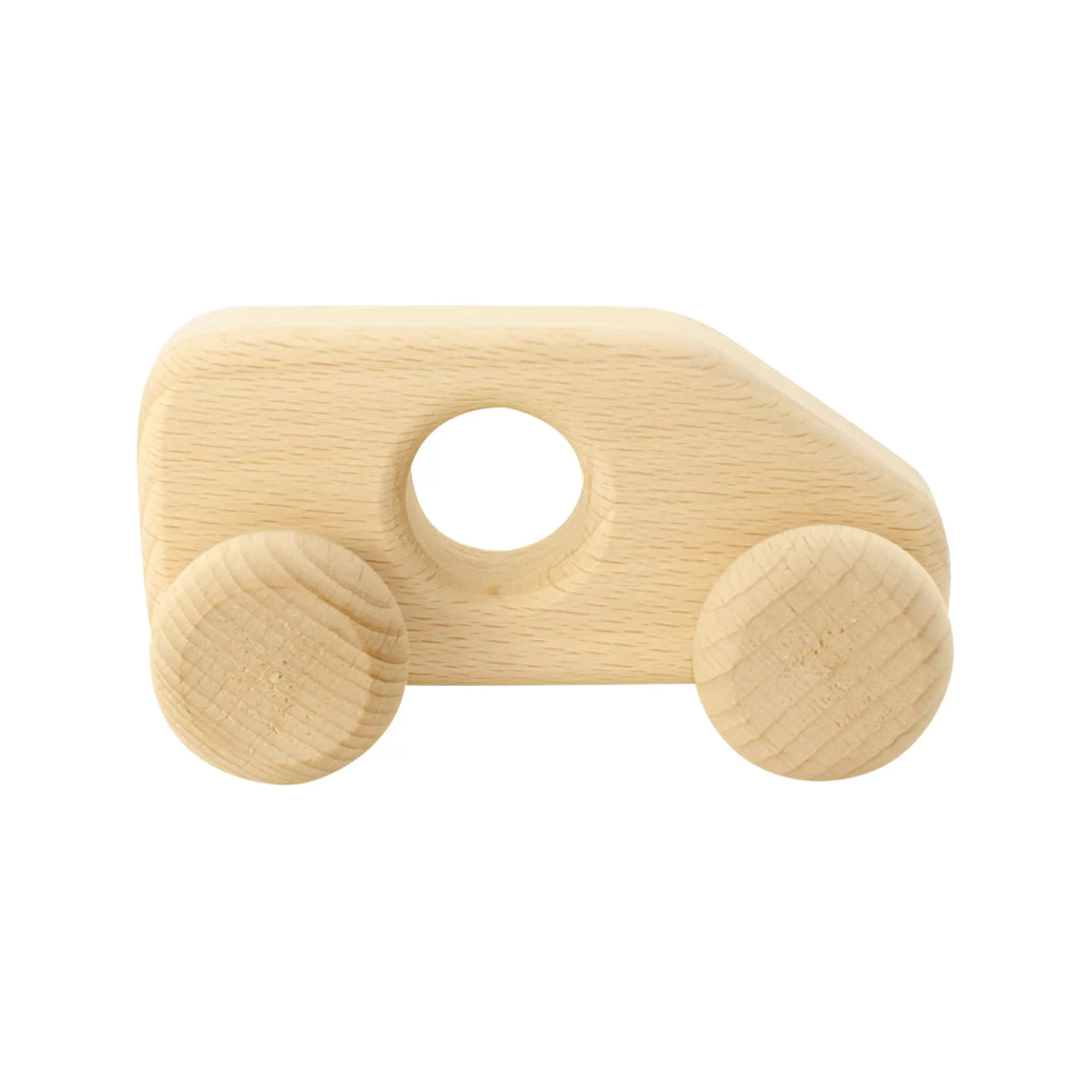 Jasio Push & Pull Along-Wooden Toy Van - Obie