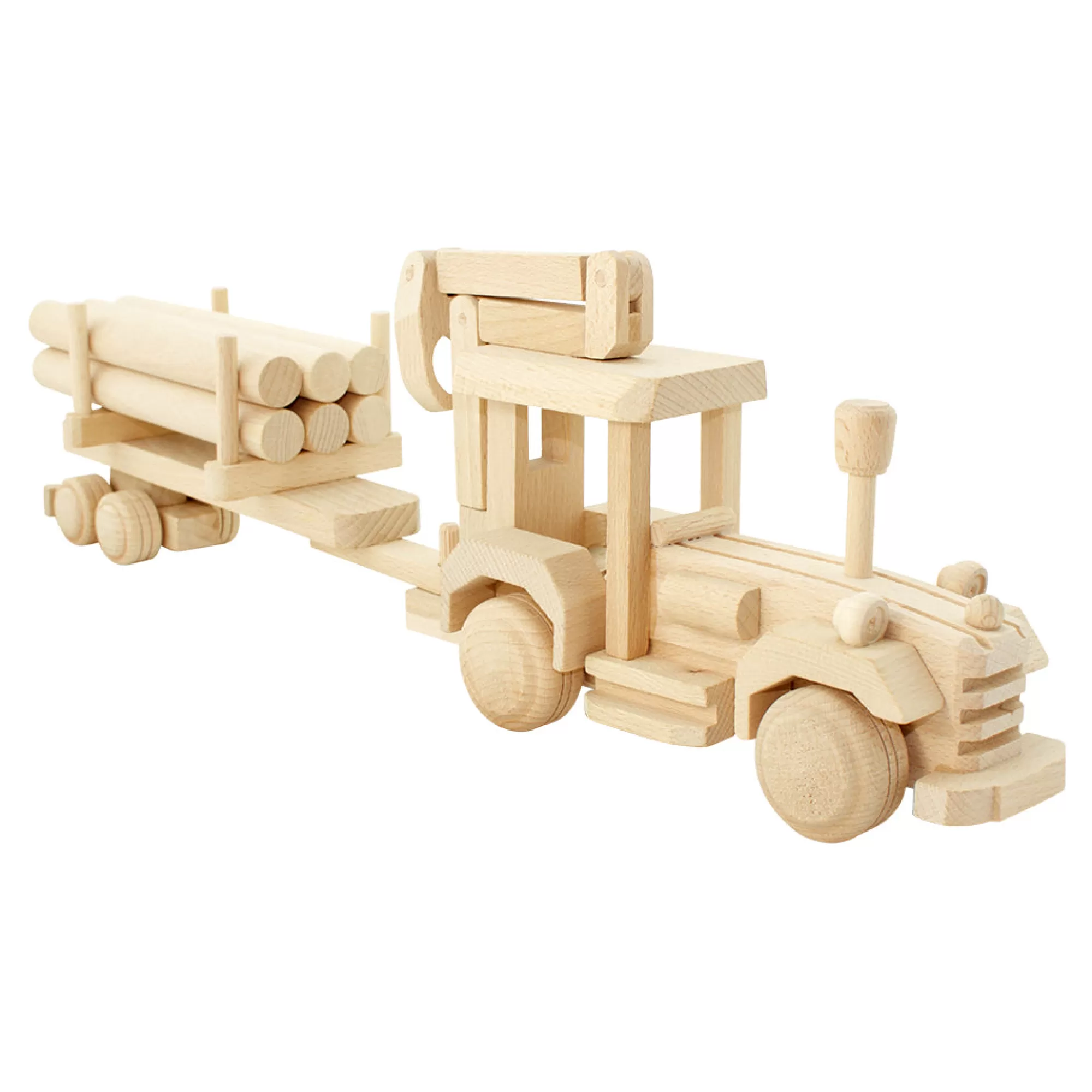 Bartu Tractors-Wooden Tractor With Logs - Fergus