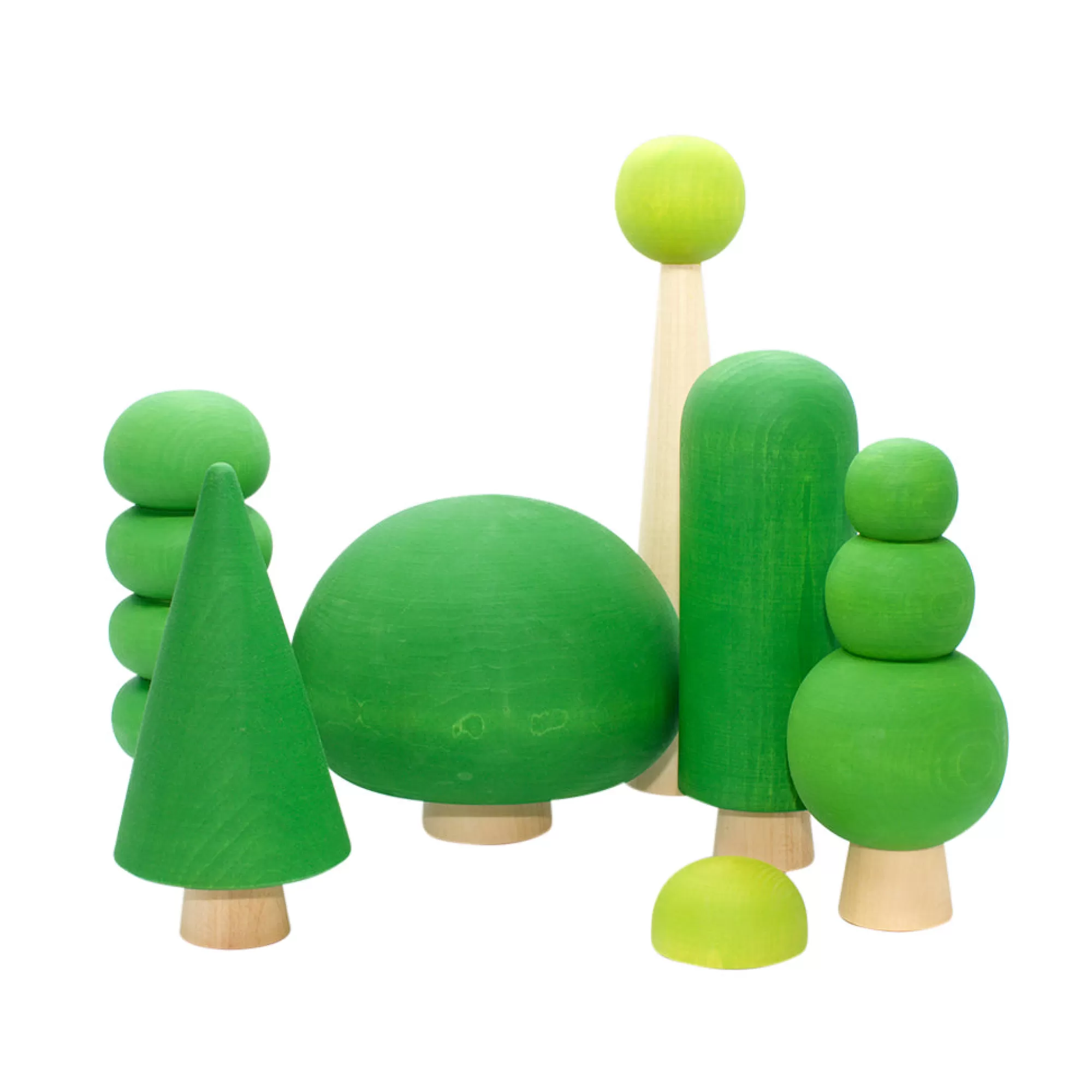 Wooden Educational Toy Montessori Toys-Wooden Tree Set - 7 Pieces