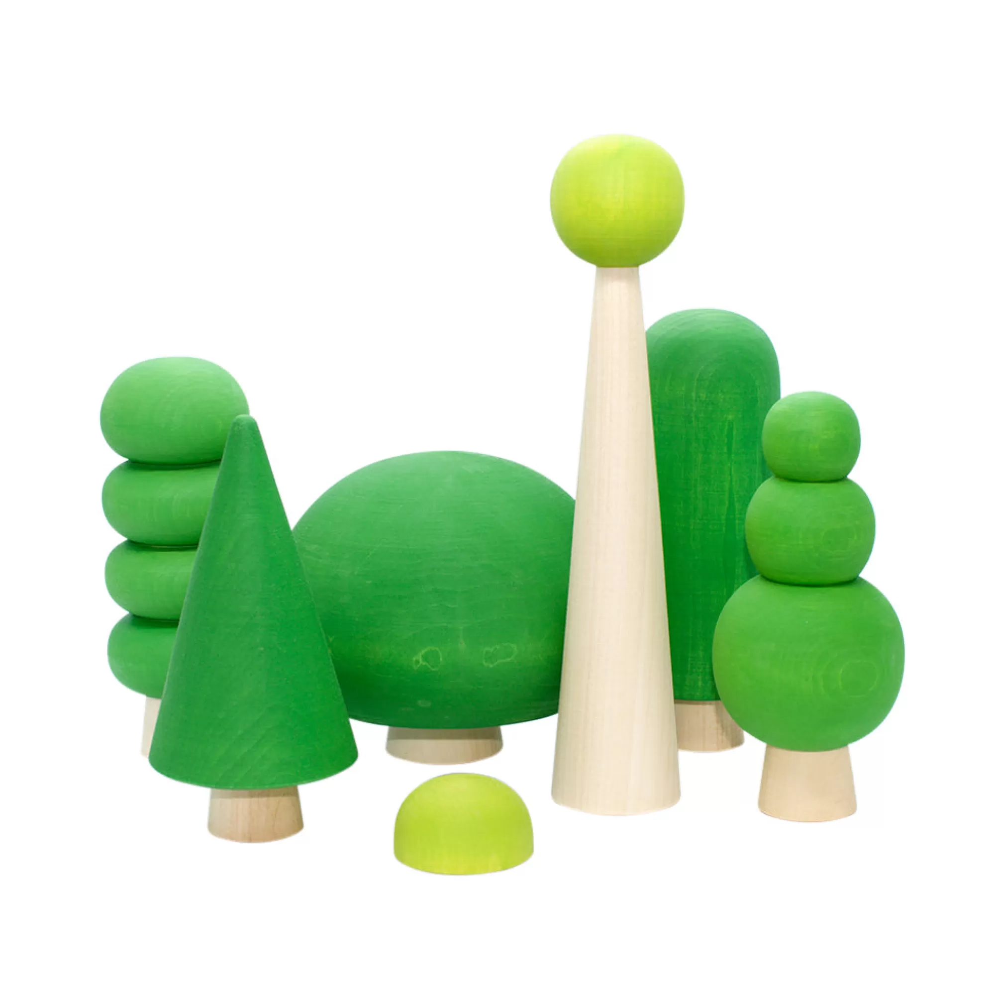 Wooden Educational Toy Montessori Toys-Wooden Tree Set - 7 Pieces