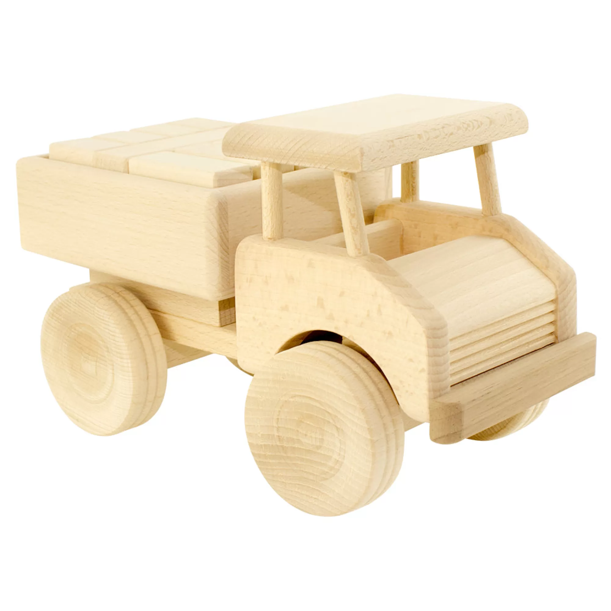 Jasio Large Toys-Wooden Truck With Blocks - Darby (Arriving November)