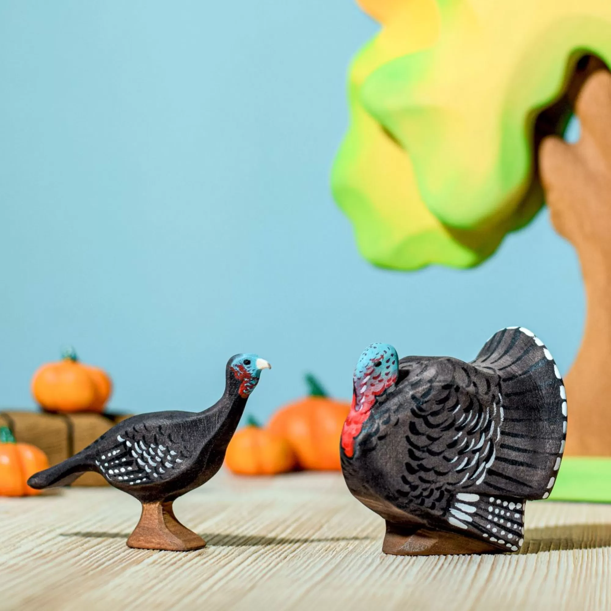 Bumbu Toys Farm Animals-Wooden Turkey