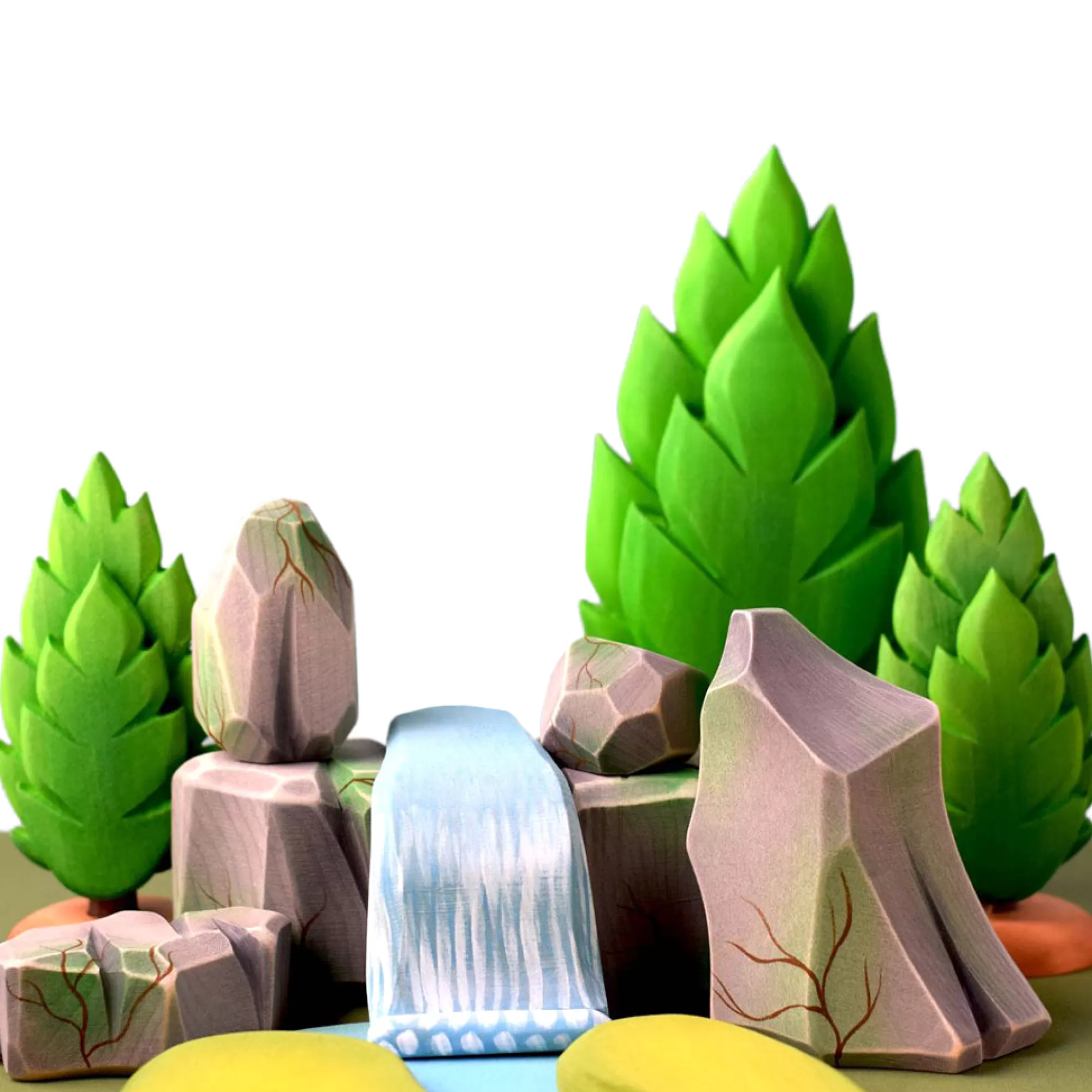 Bumbu Toys Waldorf Inspired-Wooden Waterfall