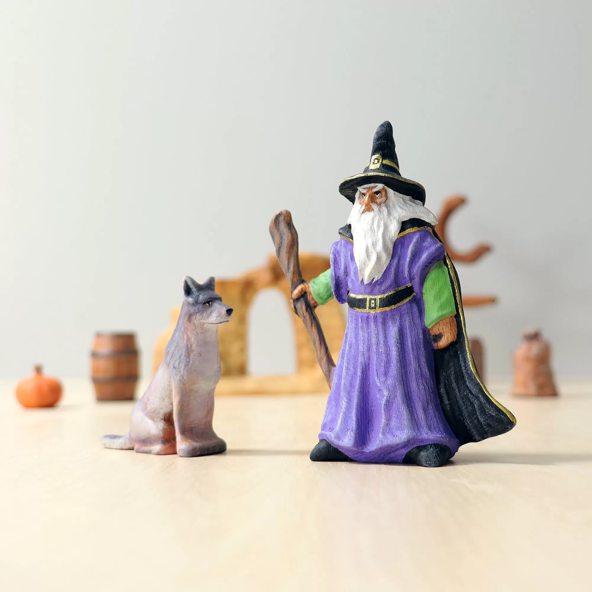 Noelino Toys Stories & Tales-Wooden Wizard - Severus