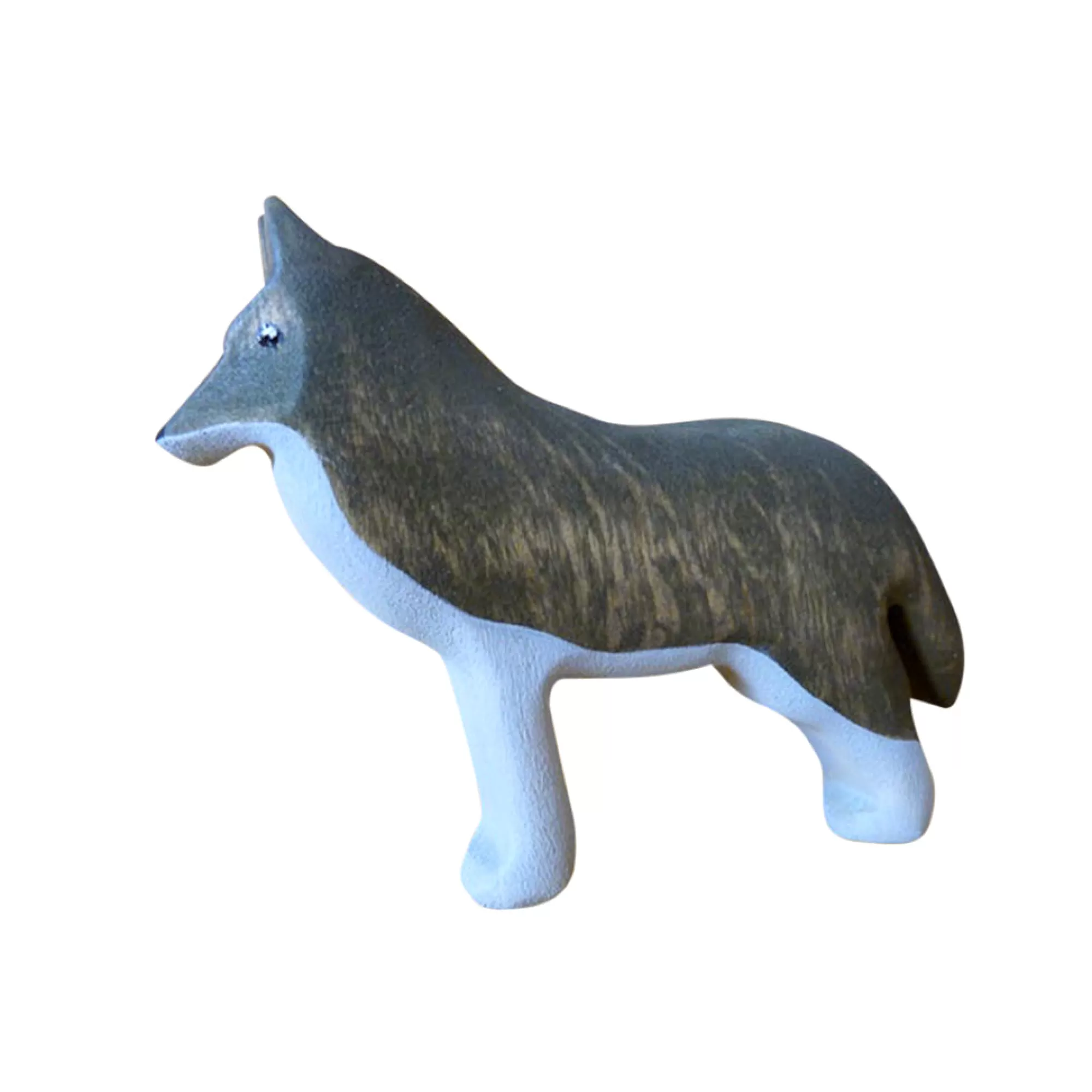 Forest Melody Waldorf Inspired-Wooden Wolf Standing