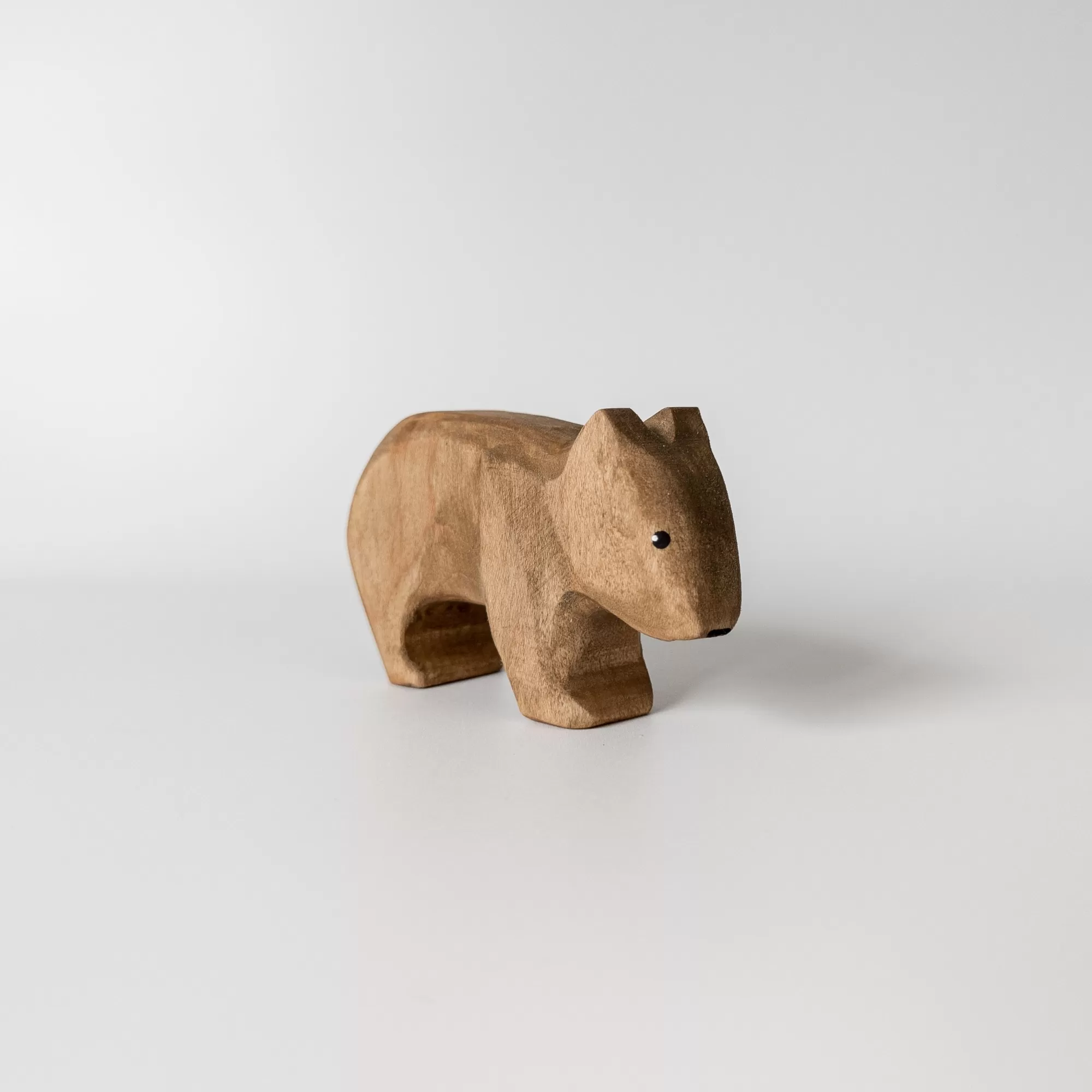 NOM Handcrafted Waldorf Inspired-Wooden Wombat