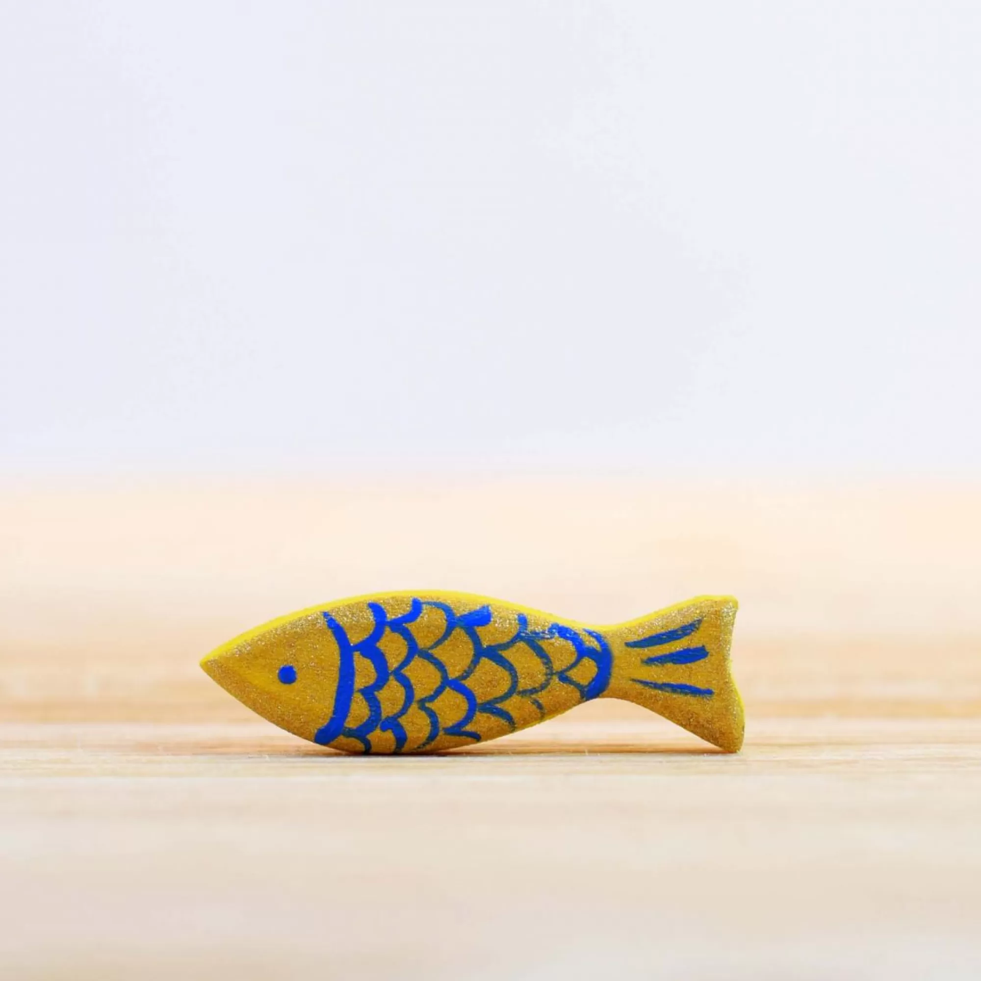 Bumbu Toys Sea Animals-Wooden Yellow Trout